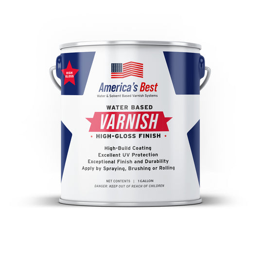 America's Best Water Based High-Gloss Spar Varnish
